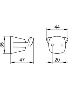 Keuco āķis City.2 02715 2