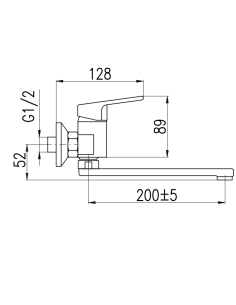 Virtuves izlietnes krāns CO101.5/23CMATC COLORADO - 1 2