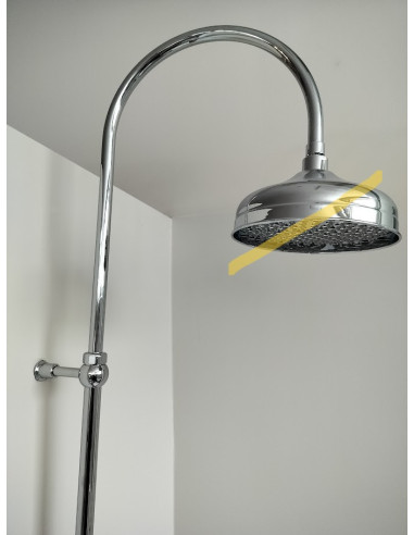 Shower rail 9B000, chrome, TELESCOPI - 4