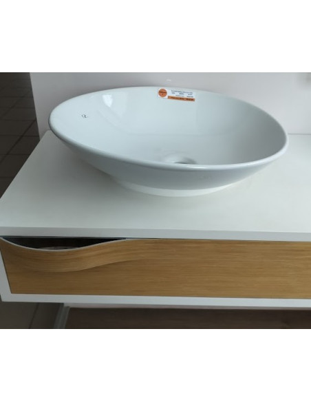 ROYO Galaxy keramiskā izlietne, 41x51,2cm, balta - 1