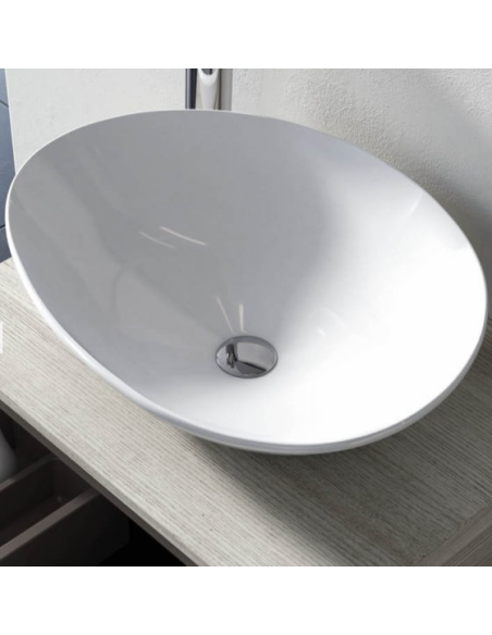 Keramiskā izlietne, 41x51,2cm, balta - 5