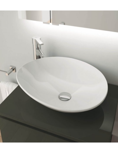 Keramiskā izlietne, 41x51,2cm, balta - 8