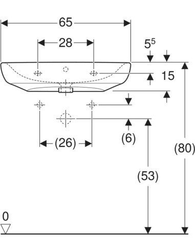 Geberit Selnova izlietne, cilvēkiem ar īpašām...