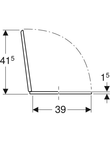 Geberit Bambini tualetes poda vāks bērniem