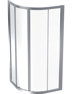 Geberit GEO ieapaļa stūra dušas kabine:...