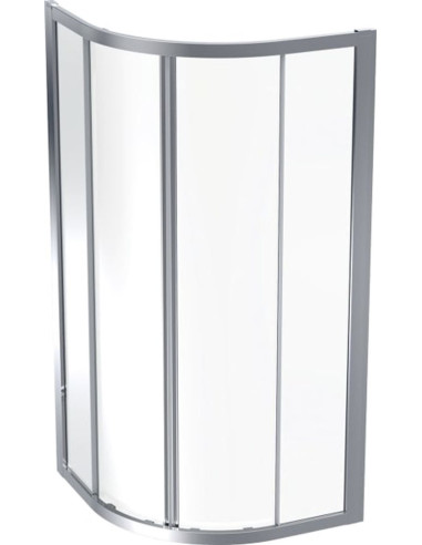 Geberit GEO ieapaļa stūra dušas kabine:...
