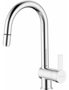 Izlietnes maisītājs izvelkams GEYSER MAX FLEX, Hroms