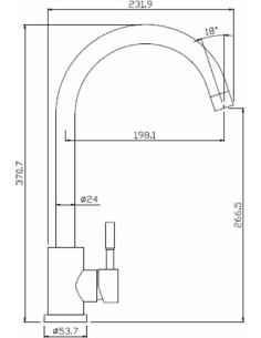 Izlietnes maisītājs GEYSER ALPHA, Hroms 2