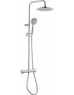 Dušas sistēma ar termostatu GEYSER ERGO, Hroms