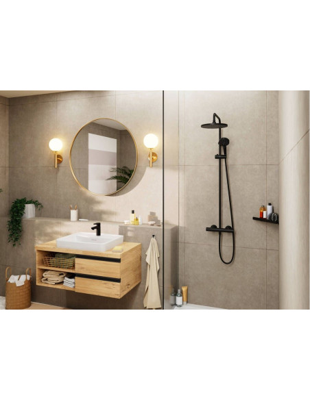 Vernis Blend 100 izlietnes maisītājs, matēts melns