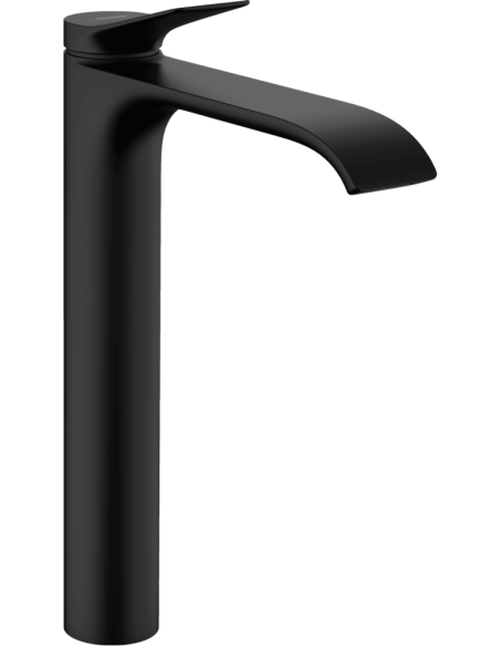 Vivenis 250 izlietnes maisītājs, paaugstināts, ar pop-up, matets melns