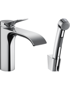 Vivenis Bidette 110,izlietnes maisītājs ar push-open, hroms