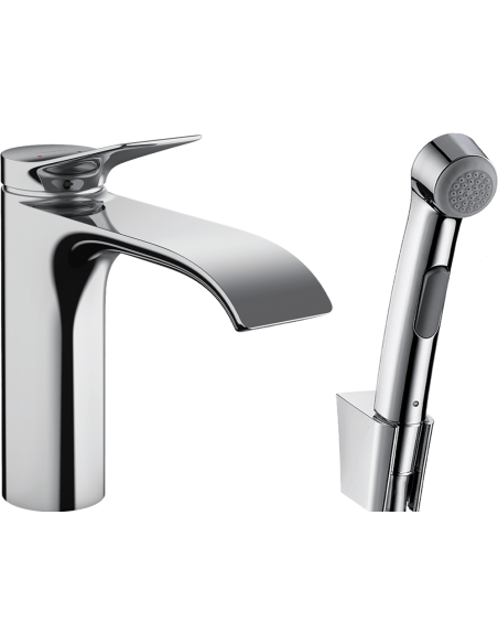 Vivenis Bidette 110,izlietnes maisītājs ar push-open, hroms