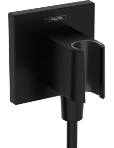 Dušas izvads ar dušas galvas turētāju Fixfit E, matēts melns 2