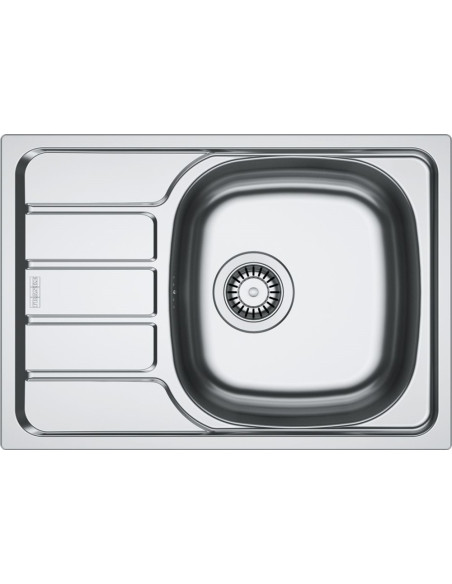 SKN 611-62/44 Nerūsējošā tērauda iegriežama izlietne ar manualu ventīli 3½''