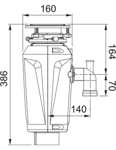 ELITE SLIM 125- Atkritumu smalcinātājs, jauda...