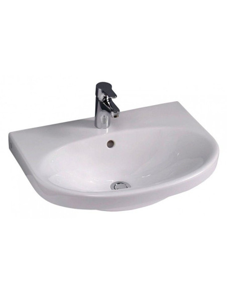 Vannas istabas izlietne Nautic 5560 montējama ar skrūvēm/kronšteiniem 60 cm