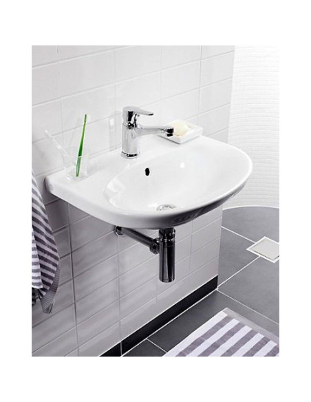 Vannas istabas izlietne Nautic 5560 montējama ar skrūvēm/kronšteiniem 60 cm