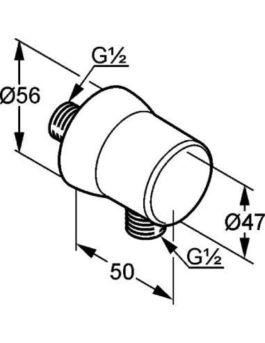 Kludi dušas izvads Sirena 6306005-00
