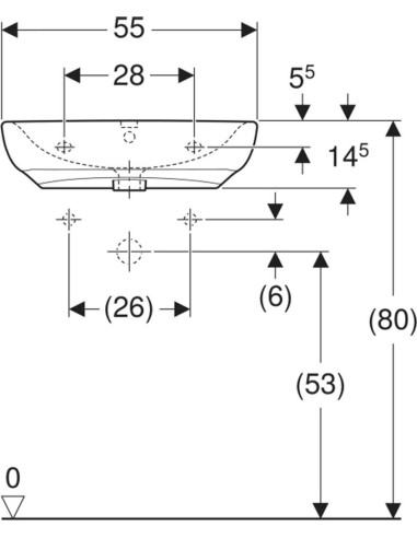 Geberit Selnova izlietne, cilvēkiem ar īpašām...