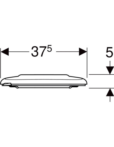 Geberit Selnova Comfort cietais WC vāks NT...