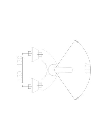 KFA Armatura dušas krāns RUBIN hroms, 566-010-00