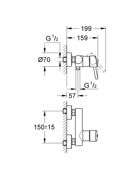 Grohe dušas jaucējkrāns Concetto 32210001