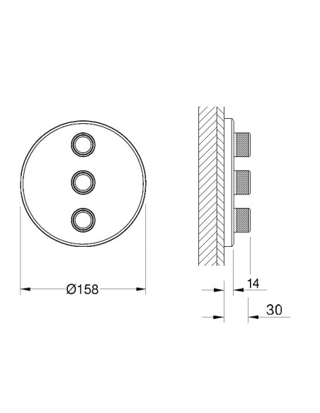 Grohe dušas plūsmas slēdzis Grohtherm SmartControl 29152LS0