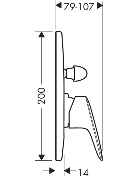 Hansgrohe jaucējkrāns vannai ar dušu Logis 71406000