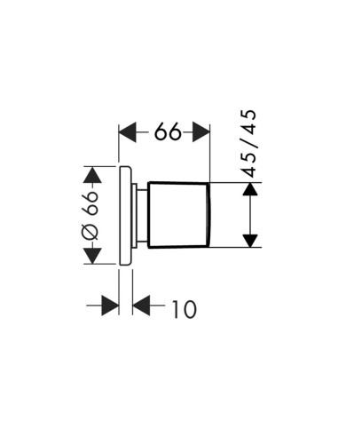 Mertis Iebūvēta noslēgventīļa virsapmetuma daļa