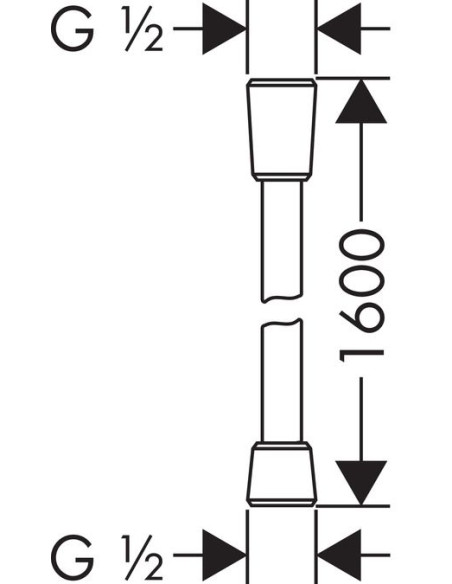 Hansgrohe dušas šļūtene Isiflex 28276000