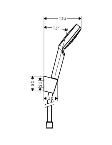 Hansgrohe dušas komplekts Crometta 1jet 1,60м...
