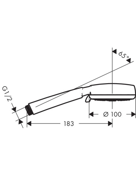 Hansgrohe rokas duša Crometta 100 Vario 26824400