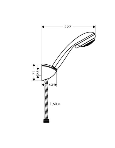 Hansgrohe dušas komplekts Crometta 85 Variojet...
