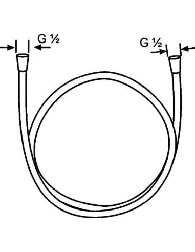 Kludi dušas šļūtene Logoflex 6105605-00