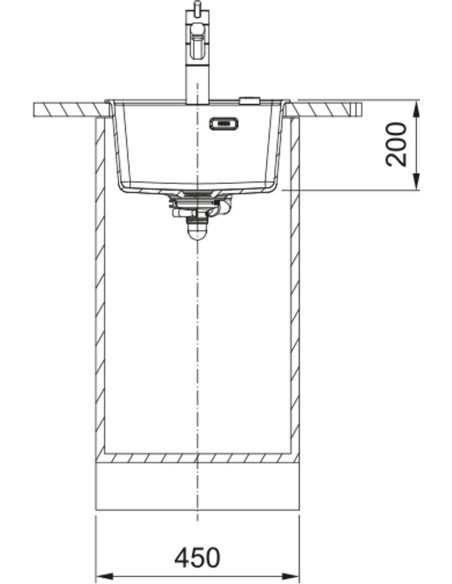STG 614 ar ventili 3½", abpusēja, Fragranit+, 86 x 43,5 cm, Sahara