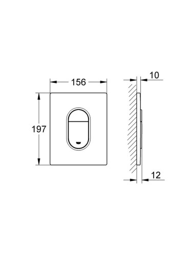 Arena Cosmopolitan tastatūra, vertikāls, balts