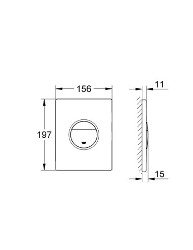 Grohe poda skalošanas poga Nova Cosmopolitan...