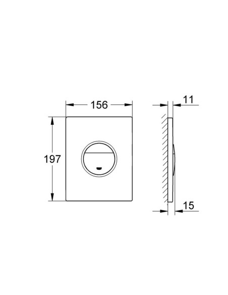 Grohe poda skalošanas poga Nova Cosmopolitan 38765000