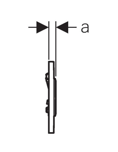 Geberit manuālas skalošanas pneimatisks...