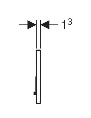 Geberit poda skalošanas poga Sigma 01 115.770.11.5