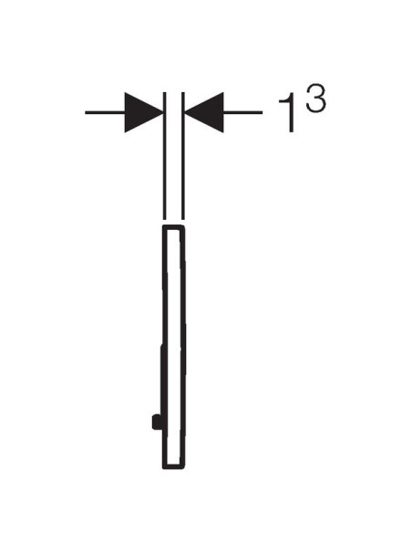 Geberit poda skalošanas poga Sigma 01 115.770.11.5