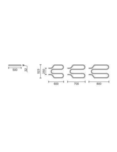 Dvieļu žāvētājs D-20 "Taurenis" 250x800
