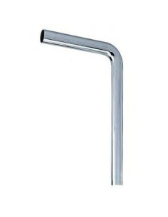 Sifona caurule 90° 32x220x680, hroms