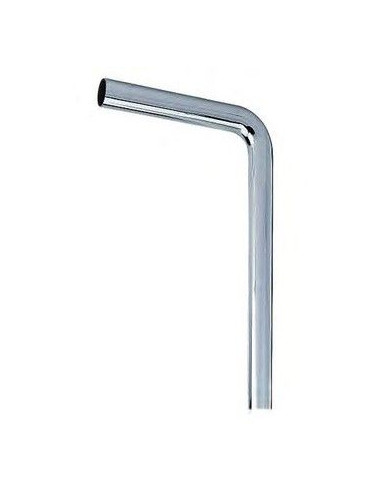 Sifona caurule 90° 32x220x680, hroms