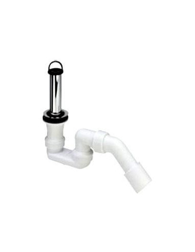 Dušas sifons Varioplex ar hromētu pārplūdi...