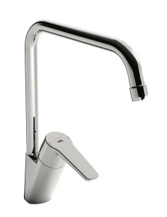 SAGA virtuves maisītājs ar augsto snīpi, hroms