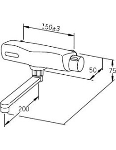 Oras Electra 6179 bezkontakta izlietnes jaucējkrāns, 6V... 2