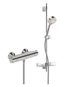 NOVA dušas komplekts ar termostatu, hroms