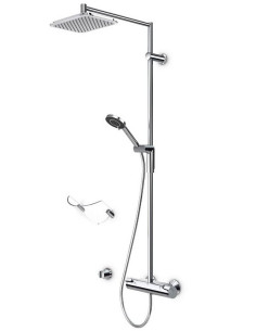 OPTIMA dušas sistēma ar termostatu, hroms